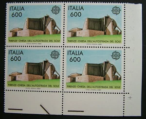 1987 Italy Quartina Cept Highway Del Sunglasses 600 Lire MNH - Picture 1 of 1