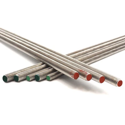 Gewindestangen DIN 975 976 Edelstahl V2A A2 VA V4A Gewindestab Rostfrei 1m Meter - Bild 1 von 2