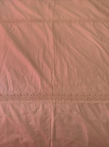 Martha Stewart Full/ Queen White Eyelet Lace Duvet Cover - Picture 1 of 7