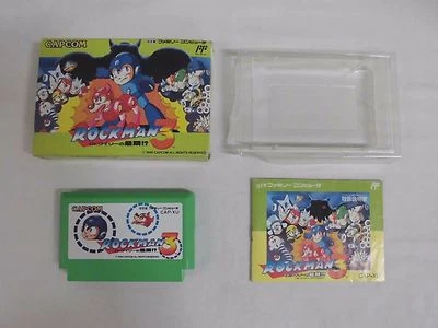 ROCKMAN 3 / Mega Man 3 -- Boxed. Famicom, NES. Japan game. 10779 - Image 1 of 4