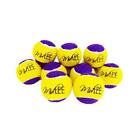  Squeaky Mini Tennis Ball for Dogs 1.5"- Pack of 12 (/Purple)- Pet Fetch Yellow
