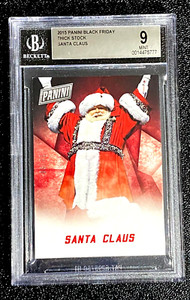 SP / 50 2015 1ST SANTA CLAUSE BGS 9 PANINI BLACK FRIDAY THICK STOCK 3924R33E3222