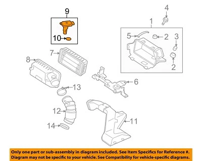 Medidor de flujo de aire de inyección de combustible usado se adapta a: Mitsubishi Galant 2007 grado A Foto 1 de 3