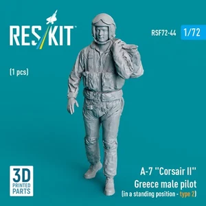 A-7 "Corsair II" Greece Pilot (3D Printed) Scale Figurines Kit 1:72 RSF72-0044 - Picture 1 of 4