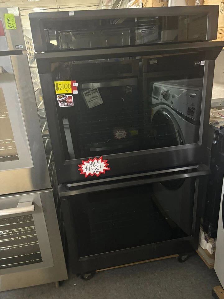 NEW scratch/dent Samsung 30" Electric Double Wall Oven NV51K6650DG - Image 1 of 3