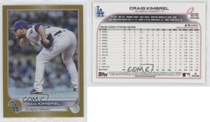 2022 Topps Update Gold Foil Craig Kimbrel #US102