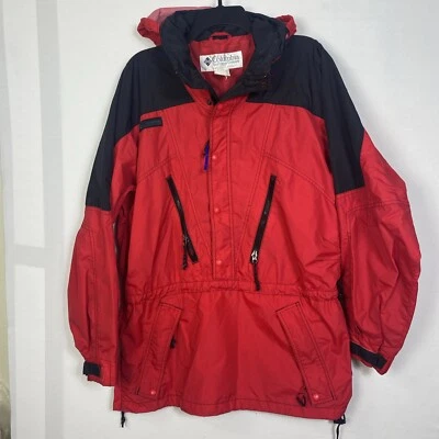 Columbia Jacket Mens Size Medium Red/Black Ski Rain Outdoor - Image 1 of 4