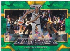 2023 PANINI WNBA PRIZM GREEN CRACKED ICE PRIZM "WIDESCREEN" #13 CANDACE PARKER