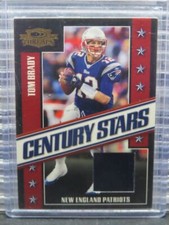 2007 Donruss Threads Tom Brady Century Stars Game Used Jersey #211/250