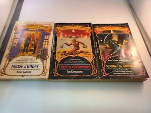 3-Fighting Fantasy Books by Steve Jackson and Ian Livingston #10, #20 #21 - Picture 1 of 7