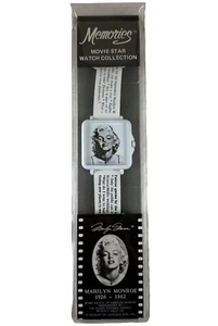 Orologio Vintage 1987 Grande Marilyn Monroe Ricordi Stella del Cinema Novità NOS - Foto 1 di 5