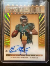 Donovan McNabb 2022 Clearly Donruss Passing the Torch AUTO #PT-MC Autograph /199