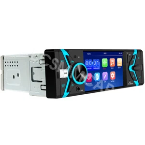 4.1in Single 1Din Car MP5 Player Bluetooth Stereo Radio FM USB TF AUX Head Unit - Picture 1 of 23