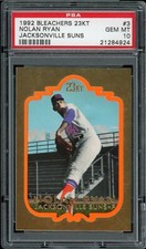 1992 Bleachers 23kt Baseball #3 Nolan Ryan Jacksonville Suns PSA 10