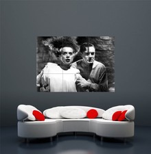 BRIDE OF FRANKENSTEIN CLASSIC RETRO VINTAGE HORROR FILM GIANT POSTER PRINT X1686