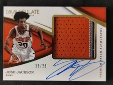 2017-18 Immaculate Josh Jackson RC Rookie Premium Patch Auto RPA 19/25 RARE!!