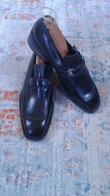 ROBERTO BOTTICELLI МУЖСКИЕ ТУФЛИ СКОЛЬЖЕНИЯ НА РАЗМЕР 41/8 ЧЕРНЫЙ ЦВЕТ - Изображение 1 из 4