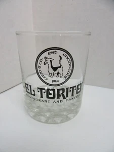 Vintage El Torito Restaurant Cantina Rocks Glass Encino California Donkey Logo - Picture 1 of 2