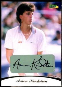 Aaron Krickstein Card 2010 Ace Authentic Aces #R6 