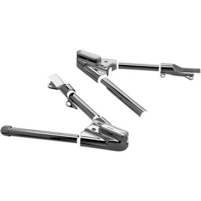 Cubiertas de basculante cromadas Kuryakyn con cubiertas de eje Phantom para Harley Softail 00-07 Foto 1 de 2