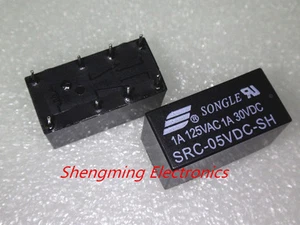 10pcs 8pins 5V SRC-05VDC-SH 1A 125VAC/30VDC Relay - Picture 1 of 1