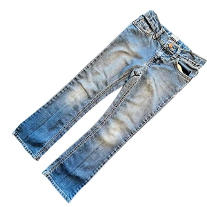Children's Place Jeans Girls 8 Bootcut Stretch Adjustable Blue (W24 L23) - Picture 1 of 7