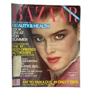 Harper's Bazaar Magazine April 1980 Brooke Shields Cover VG - Picture 1 of 6