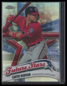 2020 Topps Chrome #FS-6 Carter Kieboom Future Stars - Picture 1 of 2