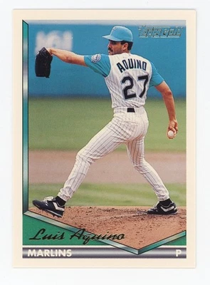 1994 Topps #76 Luis Aquino Gold Marlins - Image 1 of 2