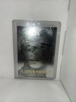 1997 Metal Universe Platinum Portraits Insert #4 Derek Jeter New York Yankees - Image 1 of 2