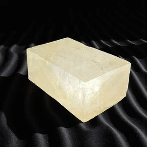 Calcita de miel, 3", piedra solar vikinga, Iceland Spar, cubo, #R-6813 - Imagen 1 de 12