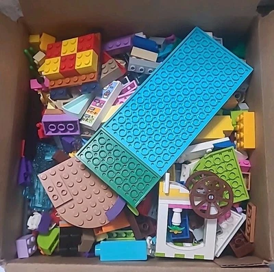 LEGO 5 lbs Pounds Random Building Parts Pieces Plates Bricks  Bulk Lot 8x8x8 Box - Image 1 of 4