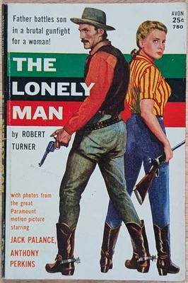 The Lonely Man Paperback Avon Books 1957 Robert Turner Jack Palance Movie Tie-in Foto 1 de 4