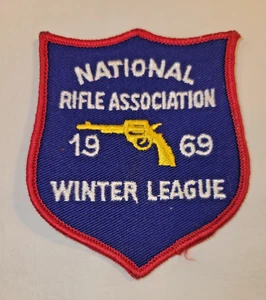 Vintage NRA National Rifle Association 1969 Winter League Patch Pistol Tournament pb - Bild 1 von 2
