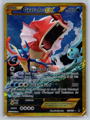 Gyarados EX 123/122 XY Breakpoint Gold Secret Rare Pokemon Card HP - Image 1 of 4