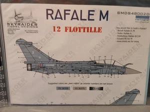 Skyraider Model design (SMDS(48002D): Decals Dassault Rafale M au 1/48 - Photo 1/2