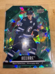 2022-23 UD Allure Green Rainbow Die-cut Mark Scheifele 76/99 Winnipeg Jets - Picture 1 of 2