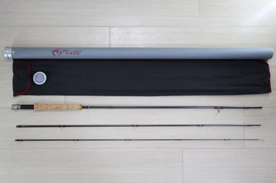 Scott G885/3 caña de mosca 8'8" 5wt 3 piezas caña de trucha de acción media con tubo y calcetín E53 Foto 1 de 4