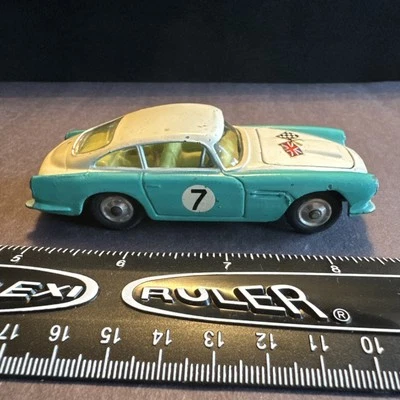Corgi Toys 309 Aston Martin DB4 Competición Gran Bretaña #7 De colección Foto 1 de 4