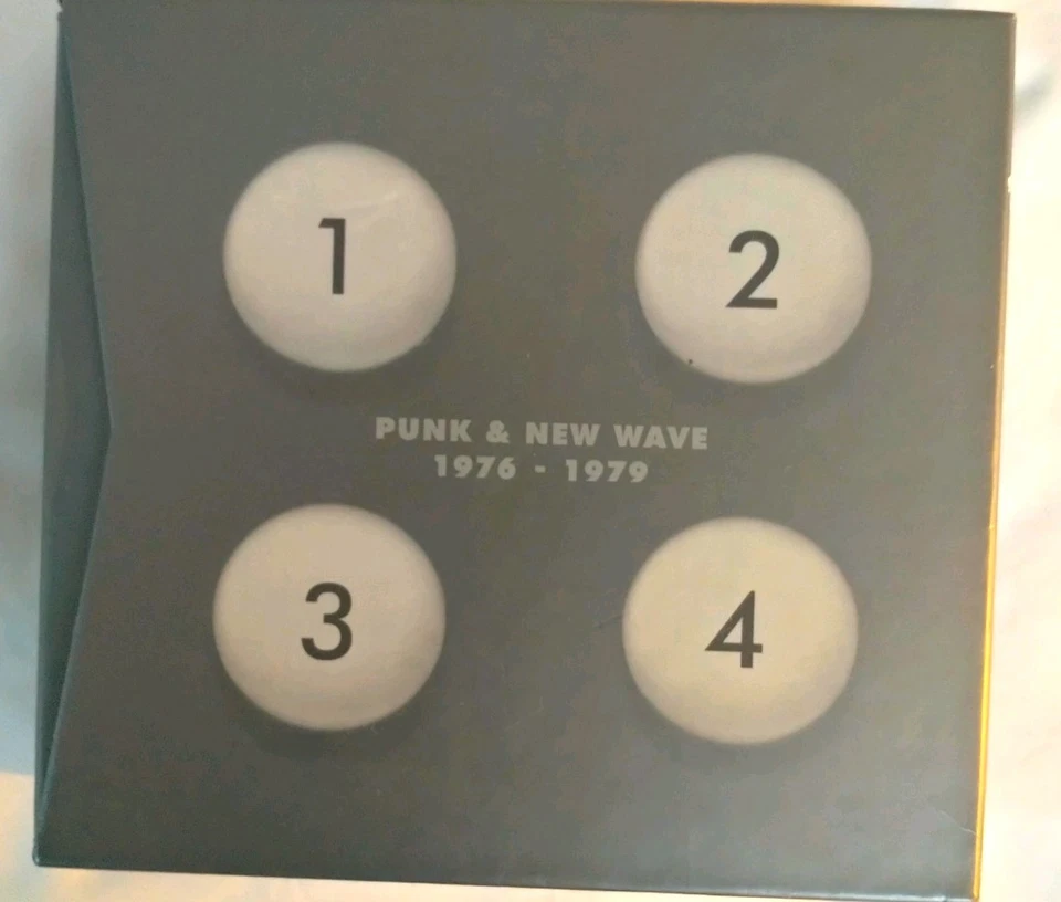 1234 Punk New Wave 1976-1979 5CD Box Set (1999) Brilliant Compilation VG Condi Foto 1 de 4