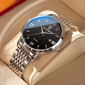 Luxury Sports Wristwatch Stainless Steel Waterproof Date Man Watch High Quality - Picture 1 of 32