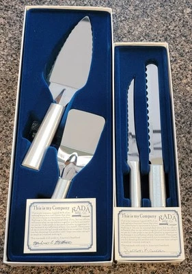 Vintage RADA Serving & Knife CUTLERY Sets - Image 1 of 4