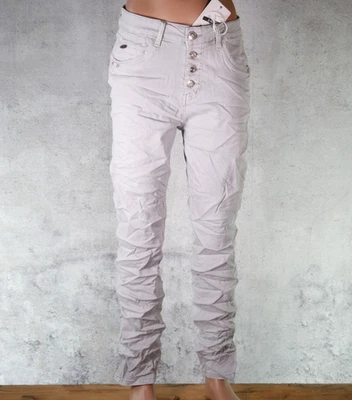 ♥️ KAROSTAR Baggy Jeans Hose 2800 Viele Farben Knöpfe 38 40 42 44 46  48 *07 - Bild 1 von 2