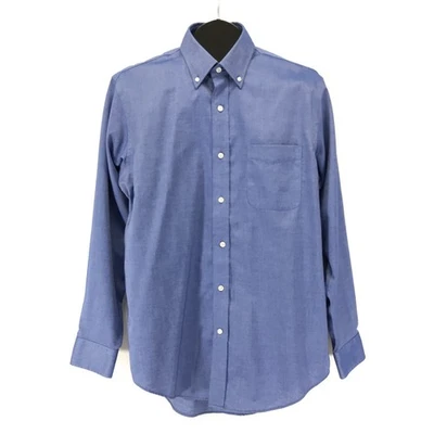 Camisa de vestir Lands' End tradicional calce sin hierro Supima Oxford para hombre 15,5-34 Foto 1 de 4