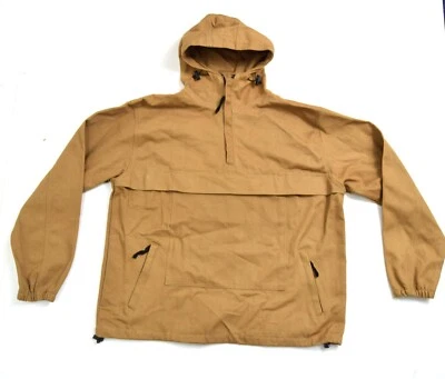 Army Military Canvas Anorak Tan / Desert Bushcraft Smock Mountain Parka 1/4 Zip - Image 1 of 3