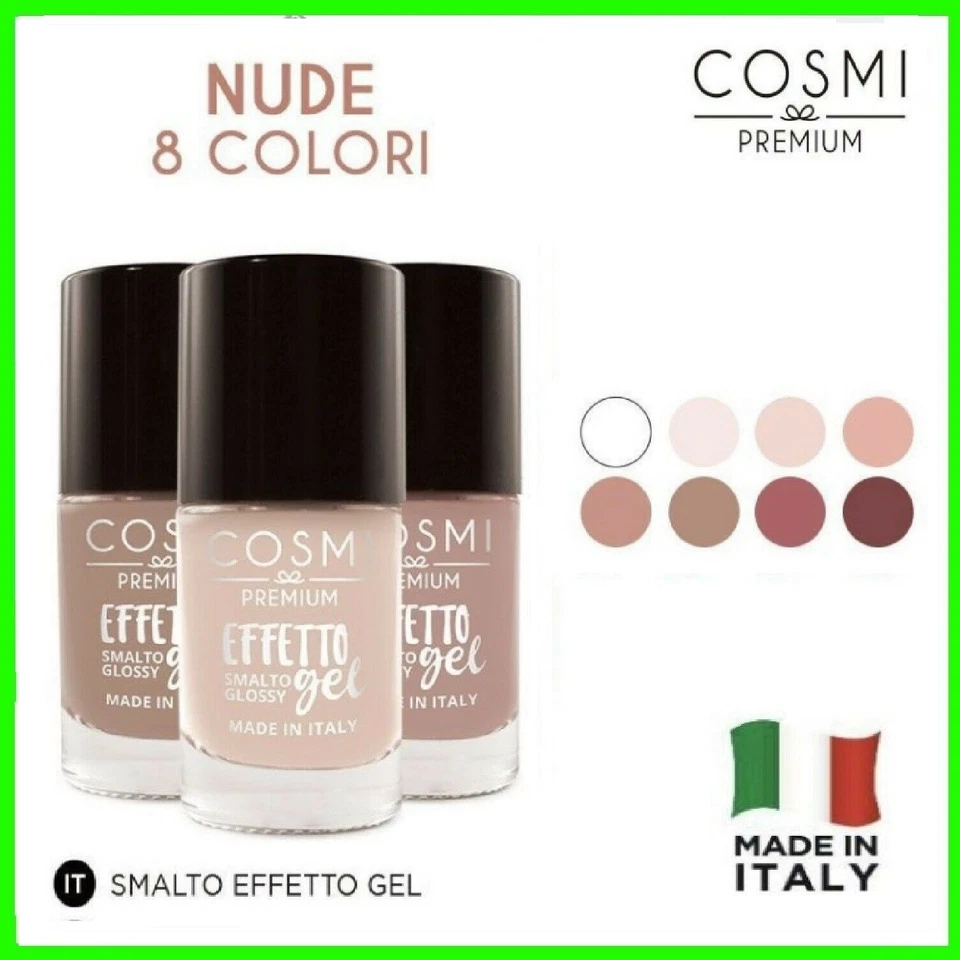 SMALTO PER UNGHIE EFFETTO GEL LUCIDO MANICURE PEDICURE COLOR PELLE ROSA BEIGE - Immagine 1 di 1