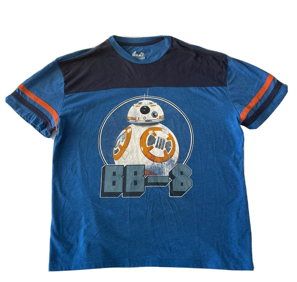 Camiseta Star Wars Hombre XL BB-8 Astromecánico Droide Robot Usada. Foto 1 de 4