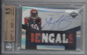 A.J. GREEN 2011 LIMITED PHENOMS 3 COLOR PATCH AUTO RC #D 85/199 BGS 9.5 POP 2 - Picture 1 of 1