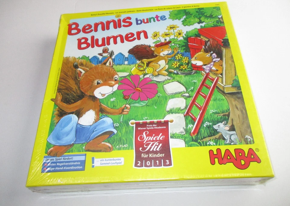 HABA® 4987 Sammel-Laufspiel Bennis bunte Blumen NEU OVP - Bild 1 von 2