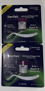 2x DenTek Temparin Max Kit de Reparación Dental Avanzado, Juego de Tapa Suelta, 13+ Reparaciones - Imagen 1 de 3